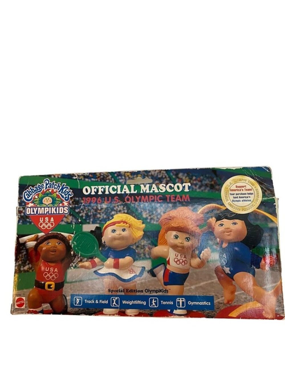 Cabbage Patch Kids Olympikids Special Edition 1996 Olympic Team Set of 4 SEALED